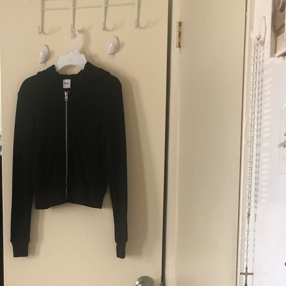 TNA THERMAL ZIP HOODIE, Size S, Black - Picture 3 of 3